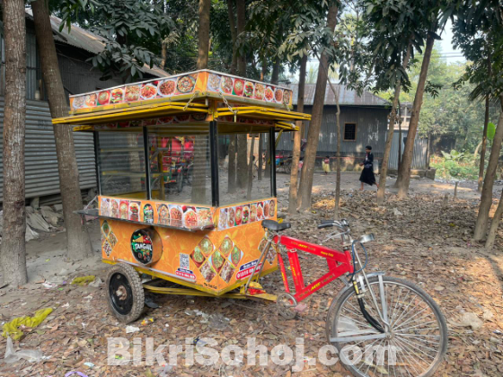 ফুড কার্ট বিক্রি হবে! ৩'x৫ fit ' সাইজের কার্ট।